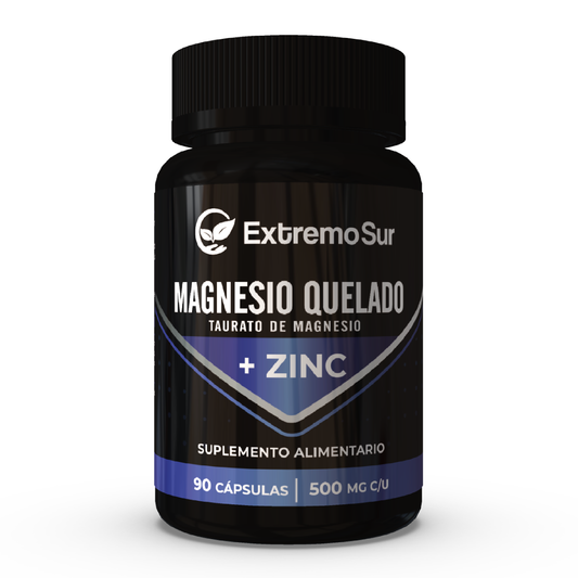 Magnesio Quelado + Zinc 500 mg